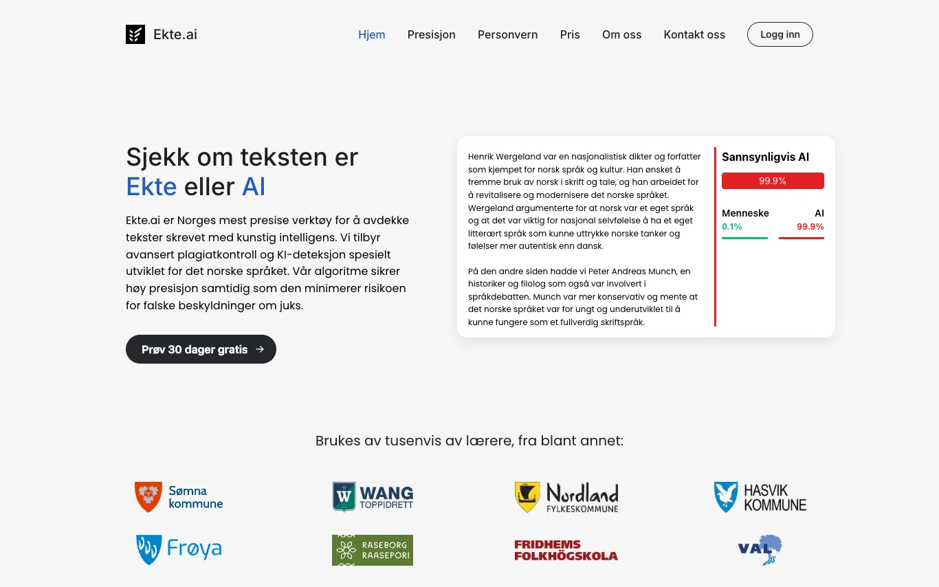 Ekte.ai Ekte.ai screenshot