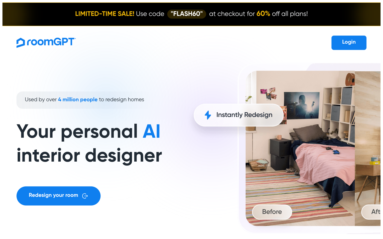 Roomgpt - AI tool screenshot