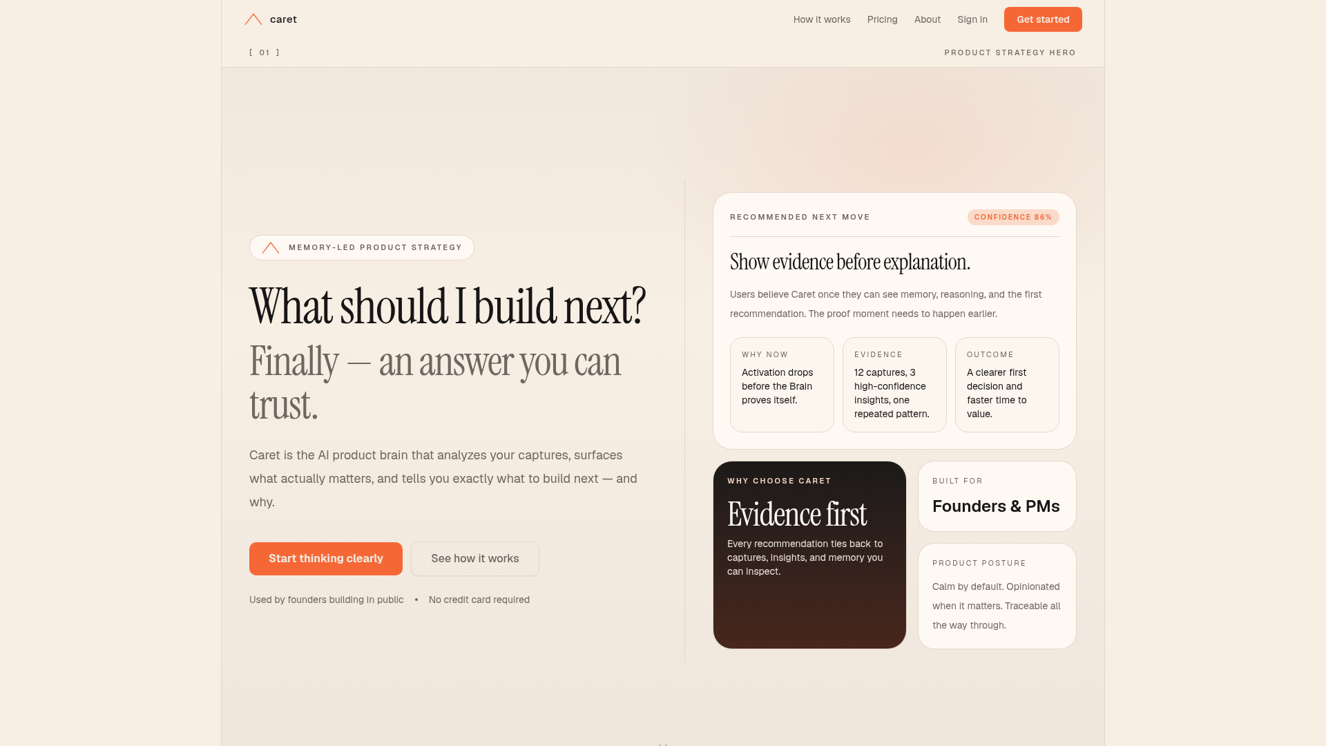 Caret Caret screenshot