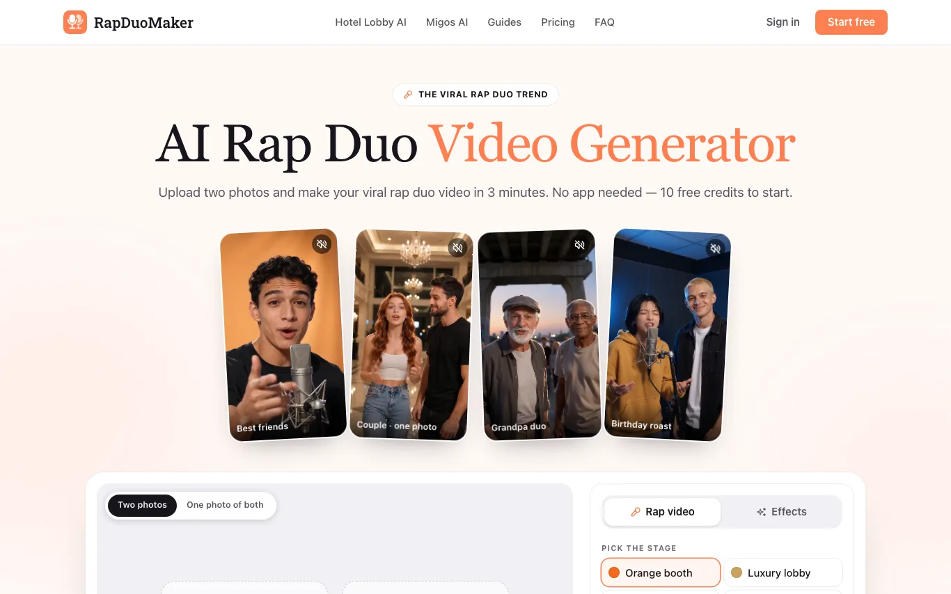 RapDuoMaker RapDuoMaker screenshot