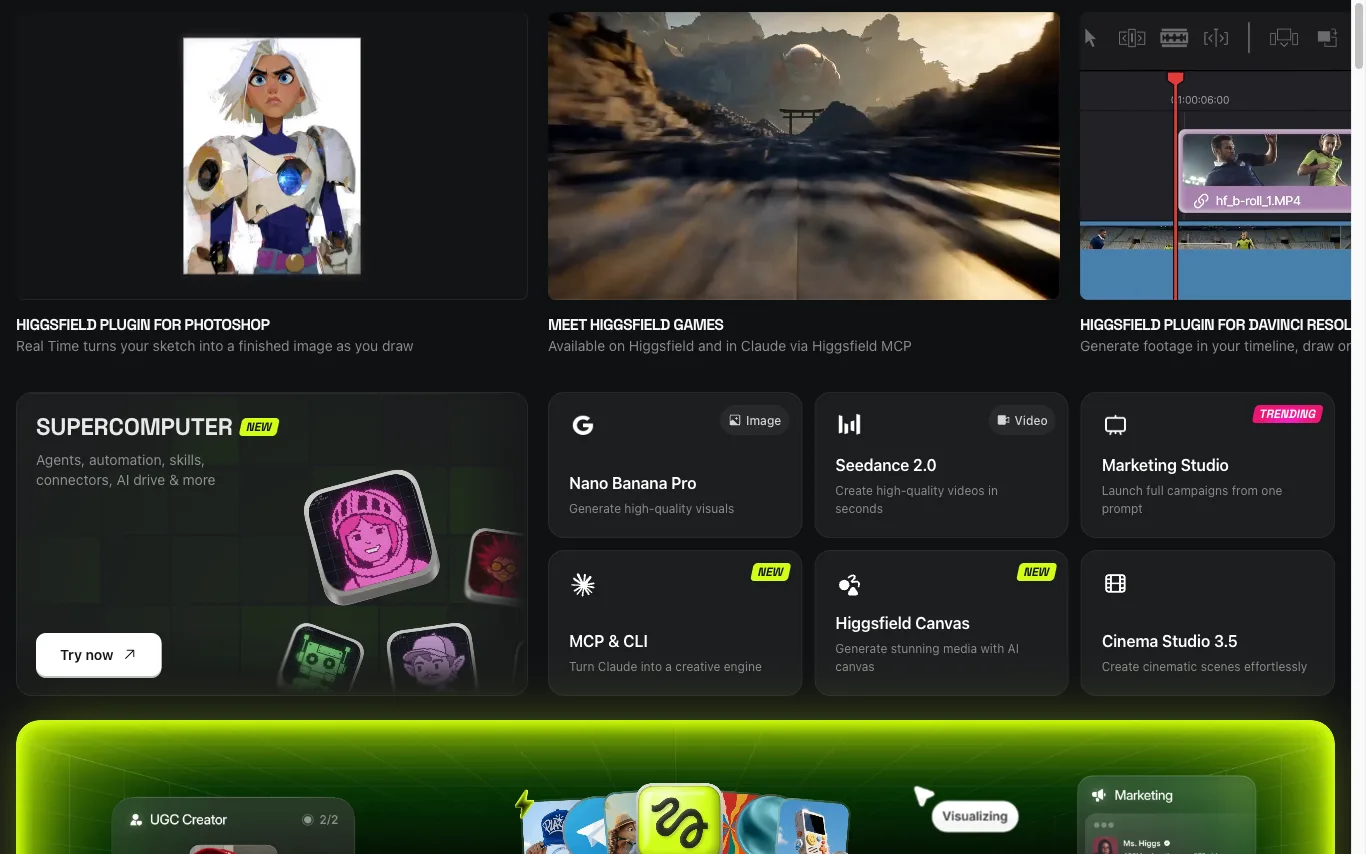 Higgsfield Higgsfield screenshot
