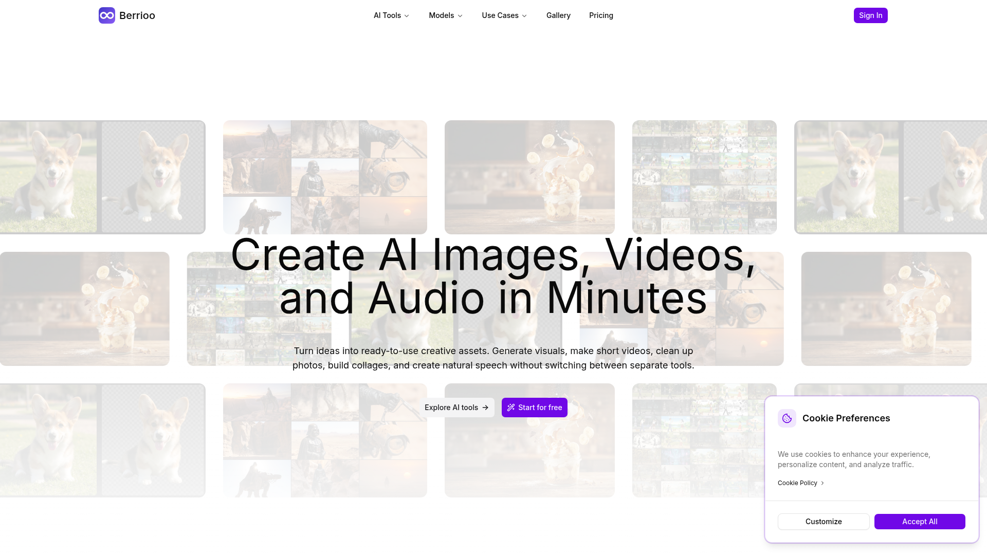 AI Studio - Turn ideas into ready-to-use creative assets.
