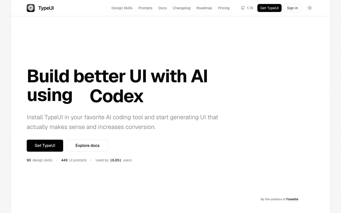 TypeUI TypeUI screenshot