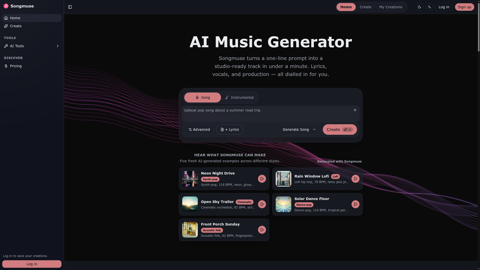 Songmuse Songmuse screenshot